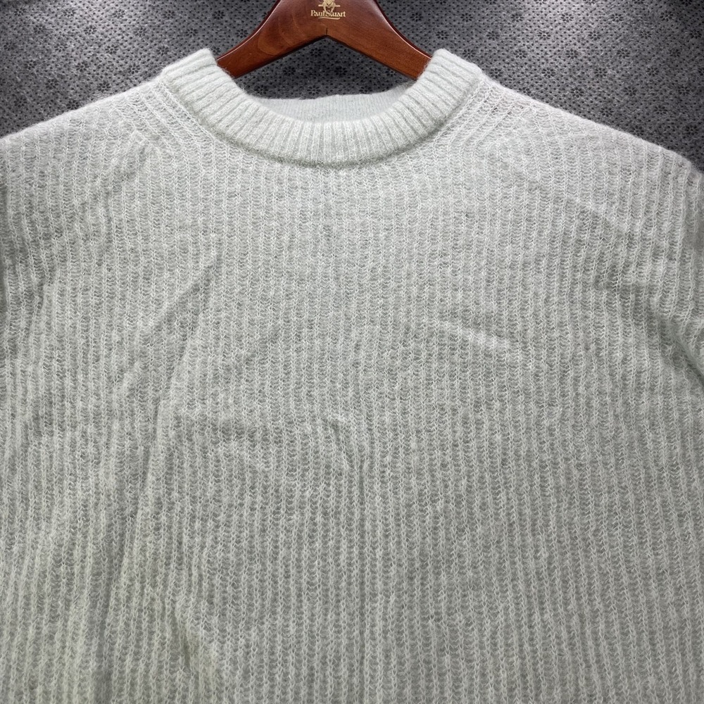 Everlane Alpaca Crew Neck Sweater Light Jade Green Mint Size M Alpaca Wool - Picture 6 of 14